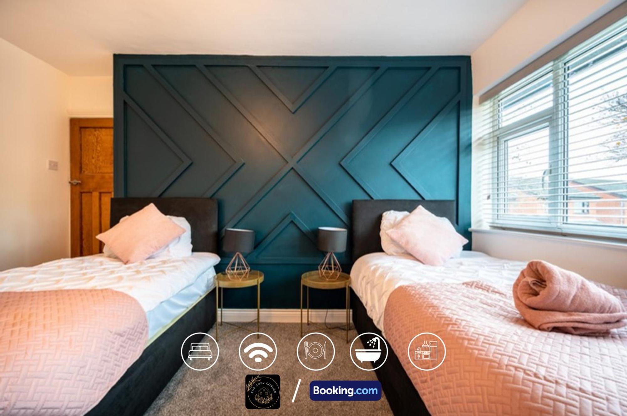 Cosy 3-Bed House, Garden & Free Parking In Stretford Lägenhet Manchester Exteriör bild